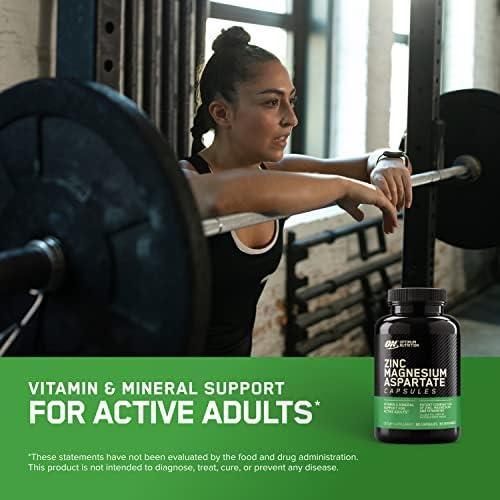 Optimum Nutrition Muscle Recovery and Endurance Supplement for Men and Women, Zinc and Magnesium Supplement, 180 Count - Image 3