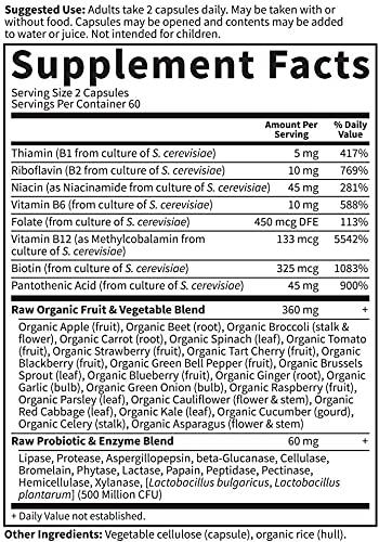 Garden of Life, Raw Vitamin Code B Complex, 120 Veggie Capsules - Image 5