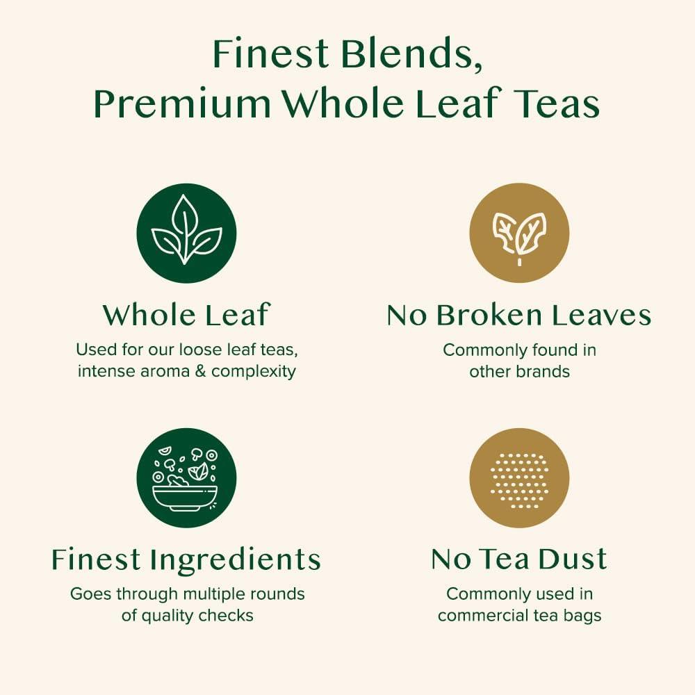 VAHDAM, Luxury Tea Gift Set | 24 Unique Loose Leaf Teas in Tin Caddies - Premium Tea Gift Box | Gifts for Women & Men - Image 7