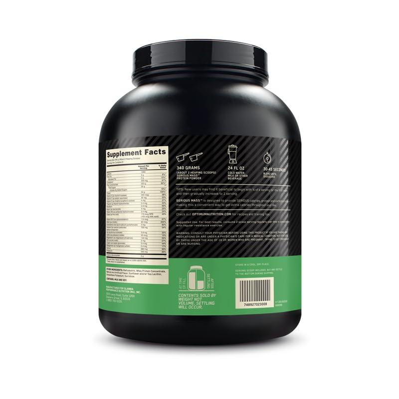 Optimum Nutrition Serious Mass, Weight Gainer Protein Powder with Creatine - Image 10