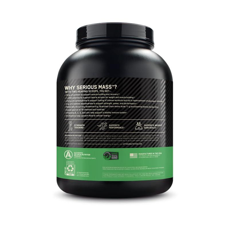 Optimum Nutrition Serious Mass, Weight Gainer Protein Powder with Creatine - Image 11