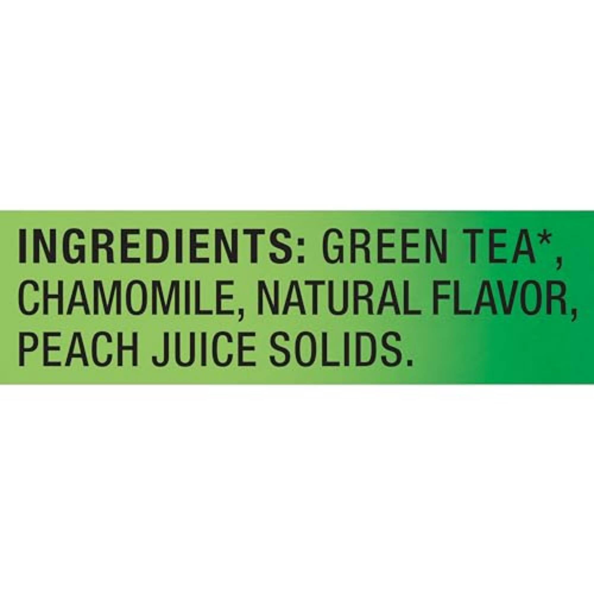 Lipton Peach Green Tea Bags, Flavored, Unsweetened Teabags for Hot Tea or Peach Iced Tea with Caffeine and Flavonoids, 120 Total Tea Bags (20ct - Pack of 6) - Image 3