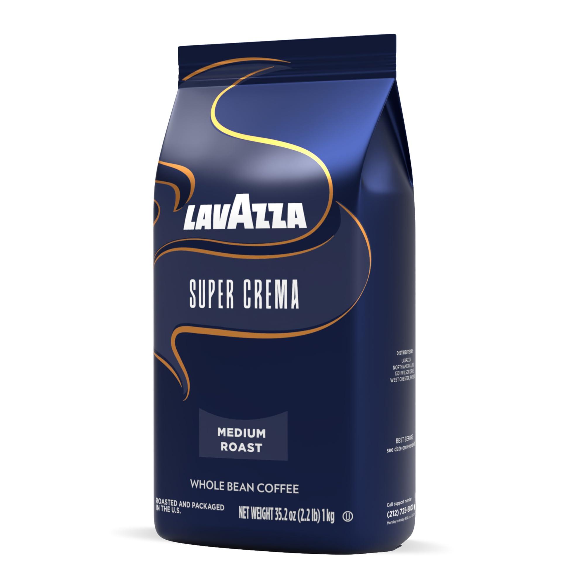 Lavazza Super Crema Whole Bean Coffee, Medium Espresso Roast, Arabica and Robusta Blend, 2.2 lb Bag, Package May Vary (Pack of 1) - Image 10