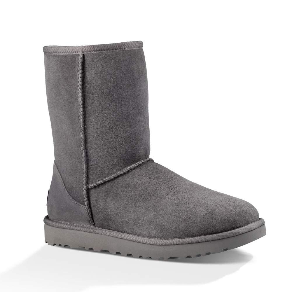 UGG Women's Classic Short Ii Boot, Black, 6