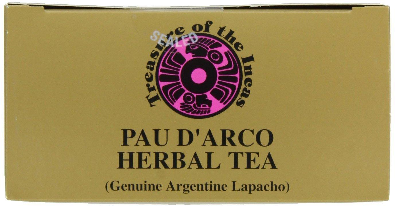 Hobe Labs Treasure of The Incas PAU D'Arco Herbal Tea - 54 Tea Bags - Image 4