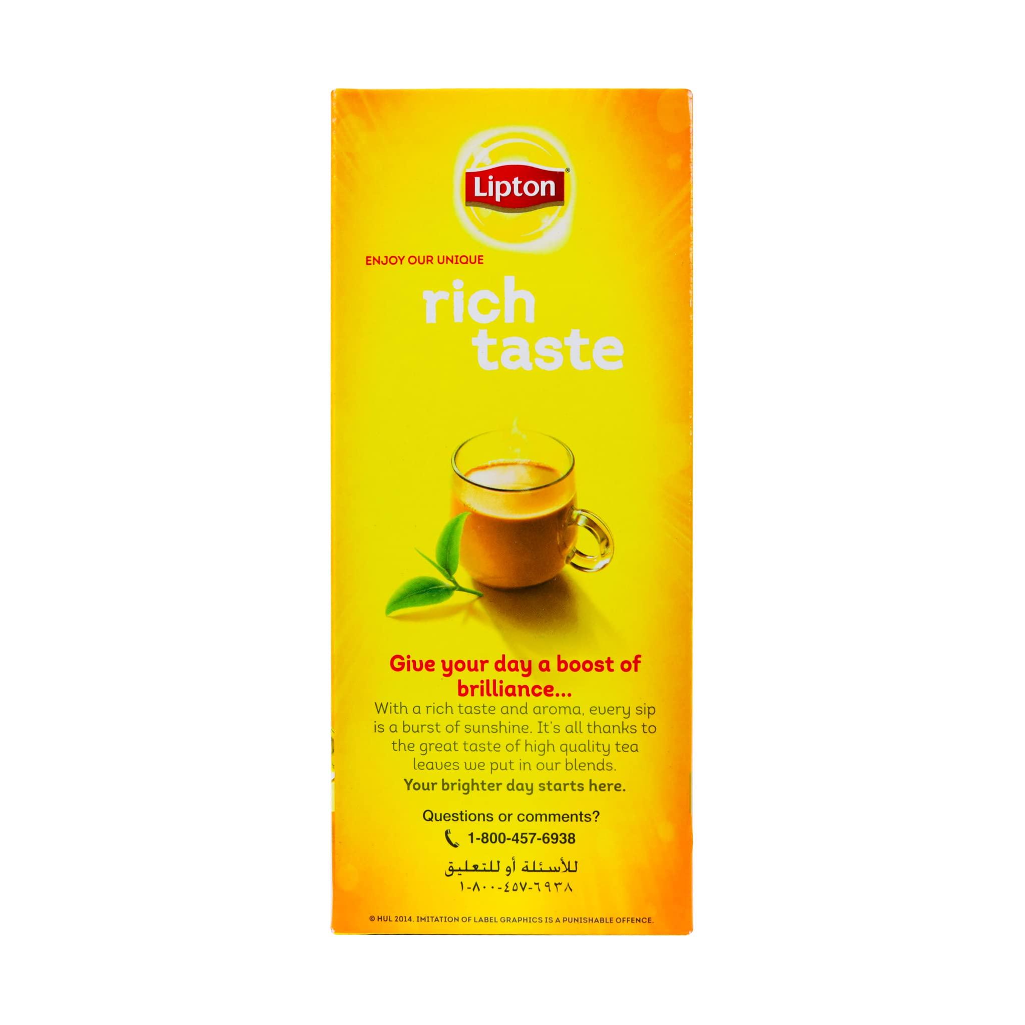 Lipton Black Tea | Yellow Label | Loose Leaf Tea | Premium Quality | International Chai Blend | Compatible for Milk Chai | Bold & Rich Flavor | Bulk Tea | 900 Grams (Pack of 4) - Image 7