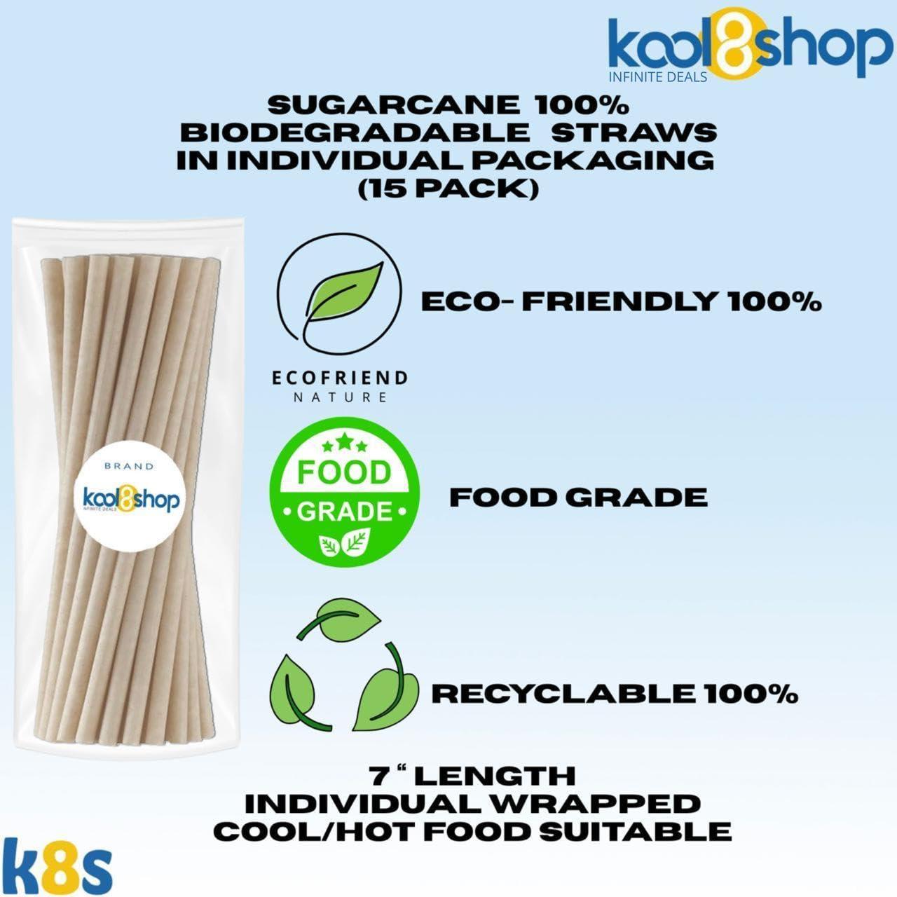 Lipton Diet Pineapple Mango Immune Support Green Tea 16.9 fl oz Plastic Bottle 16 Pack + 15 Sugarcane Disposable Straws by KOOL8SHOP Infinite Deals - Image 3