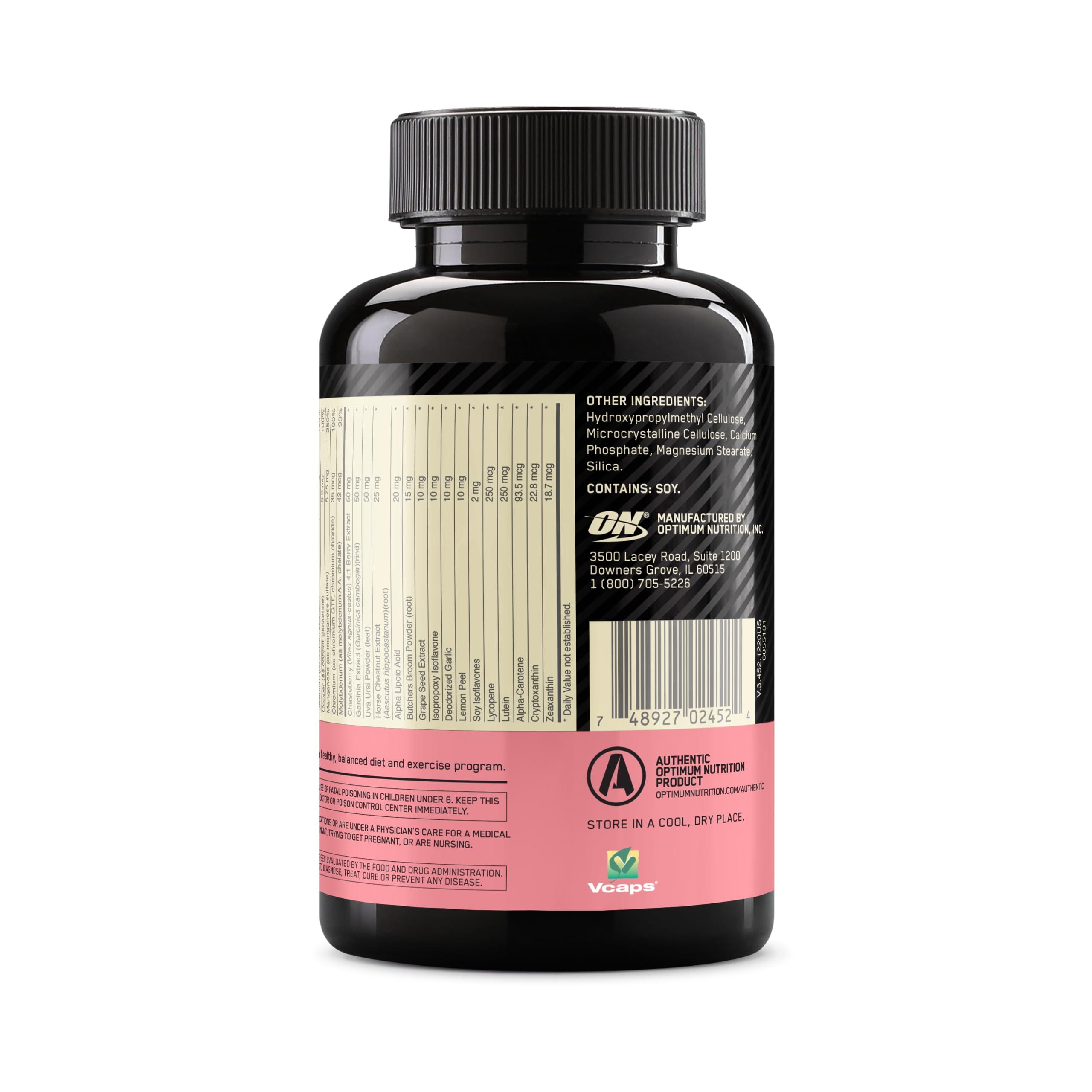 Optimum Nutrition Opti-Women, Vitamin C, Zinc and Vitamin D for Immune Support Womens Daily Multivitamin Supplement with Iron, Capsules, 120 Count - Image 7