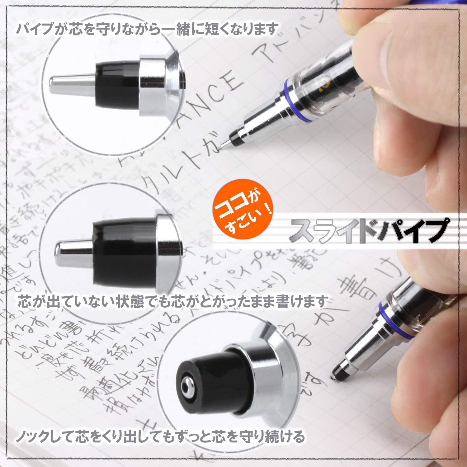 Uni Mechanical Pencil, Kuru Toga Advance, 0.7mm, White (M75591P.1) - Image 5
