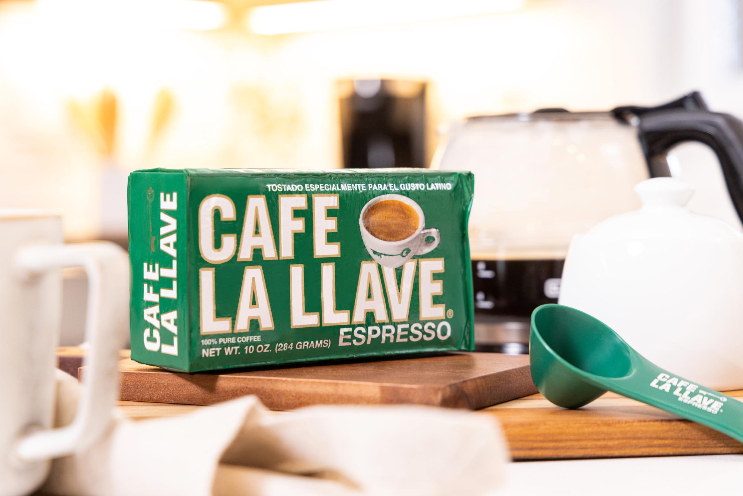 Cafe La Llave Dark Roast Ground Espresso Coffee, 10 oz Brick - Rich and Bold Cuban-Style Blend for Moka Pot, Espresso Machine, or Drip Coffee Maker - Strong, Aromatic Flavor - Image 6
