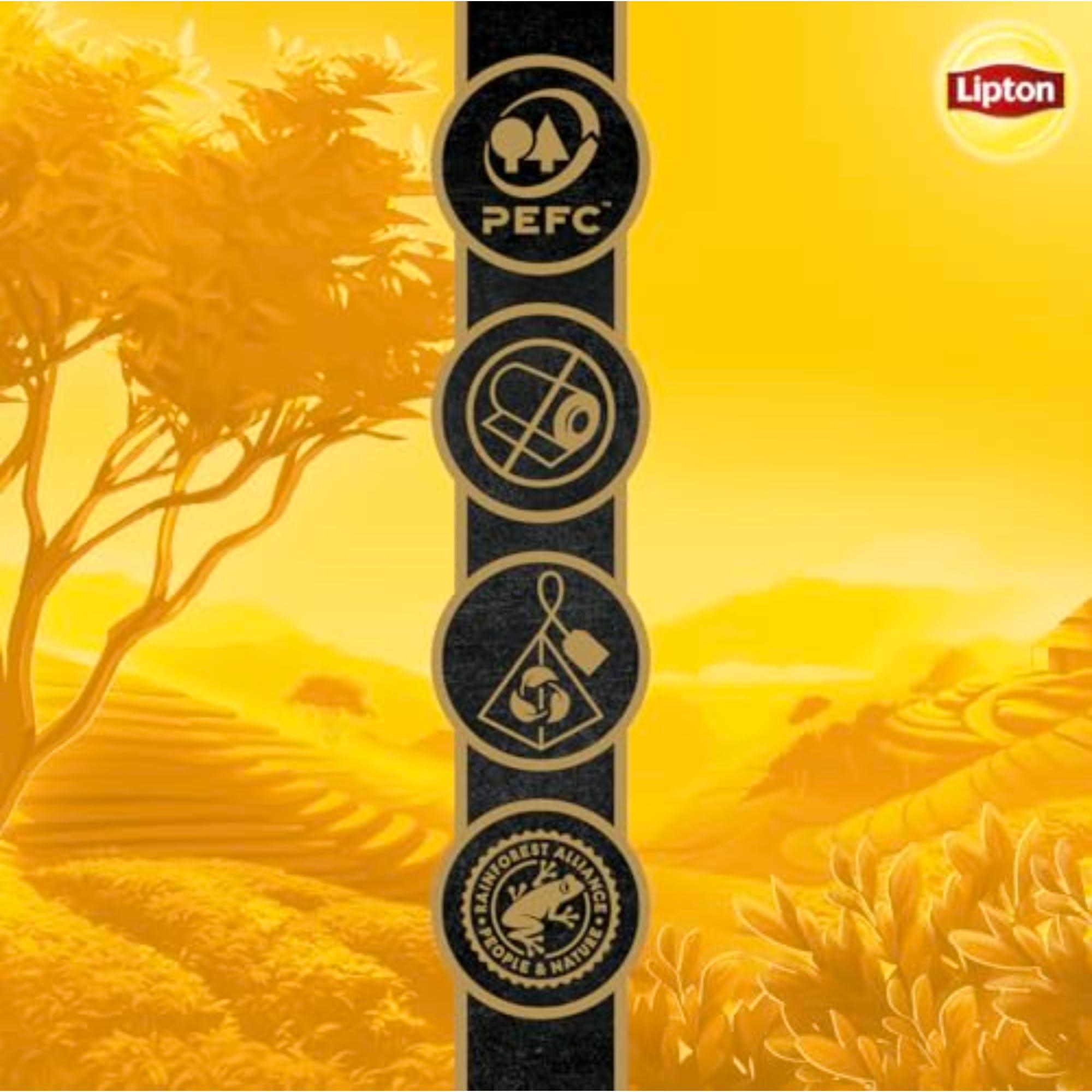 Lipton Black Tea English Breakfast, Pyramid Tea Bags, Flavored Teabags for a Refreshing Cup of Tea, 80 Total Tea Bags (20ct - Pack of 4) - Image 8