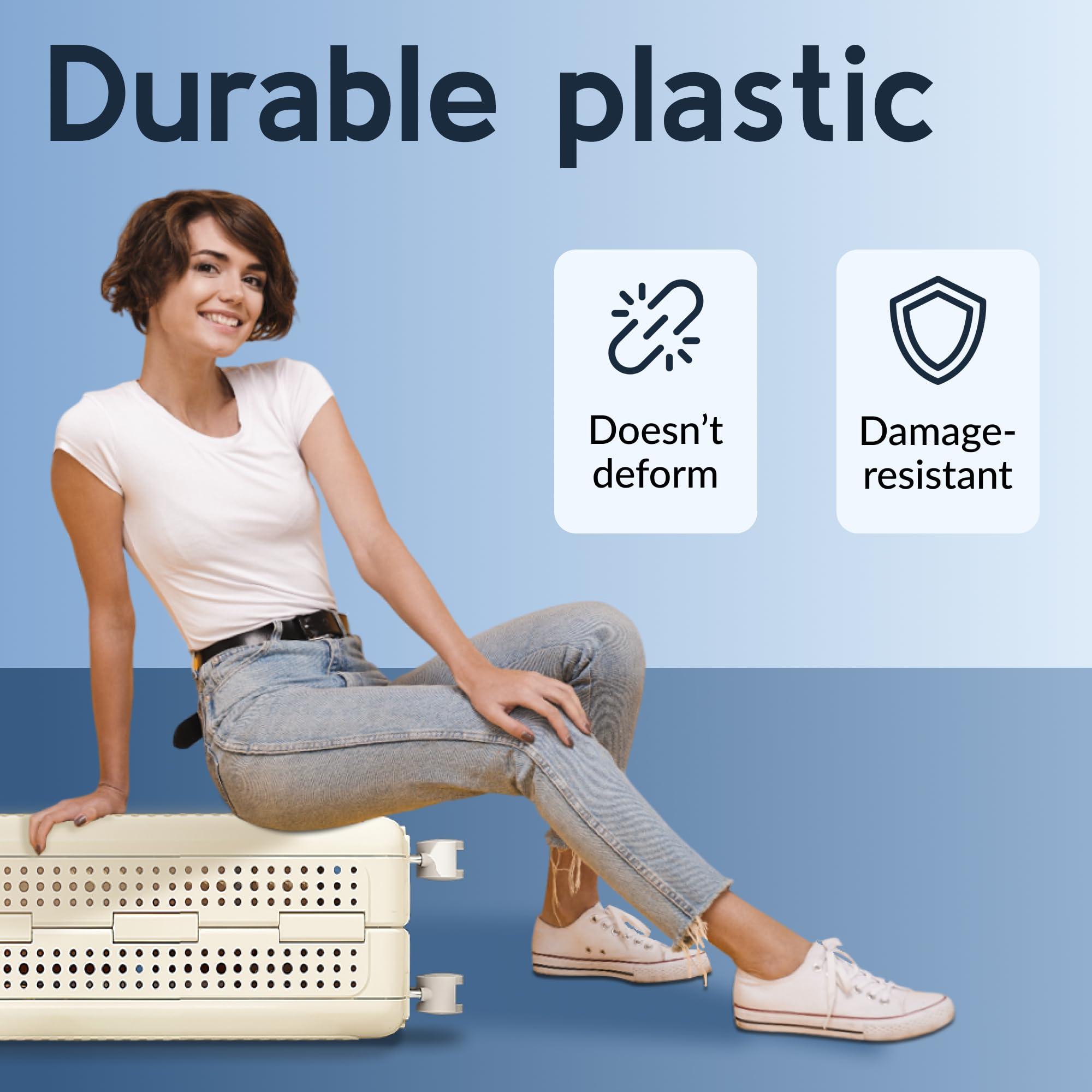 Large Laundry Basket with Wheels and Handles, 17 Gal (64L) Dirty Clothes Hamper, Foldable Design from Spacious to Slim Laundry Hamper, Rolling Laundry Basket for Bathroom, Bedroom, Dorm, Beige - Image 5