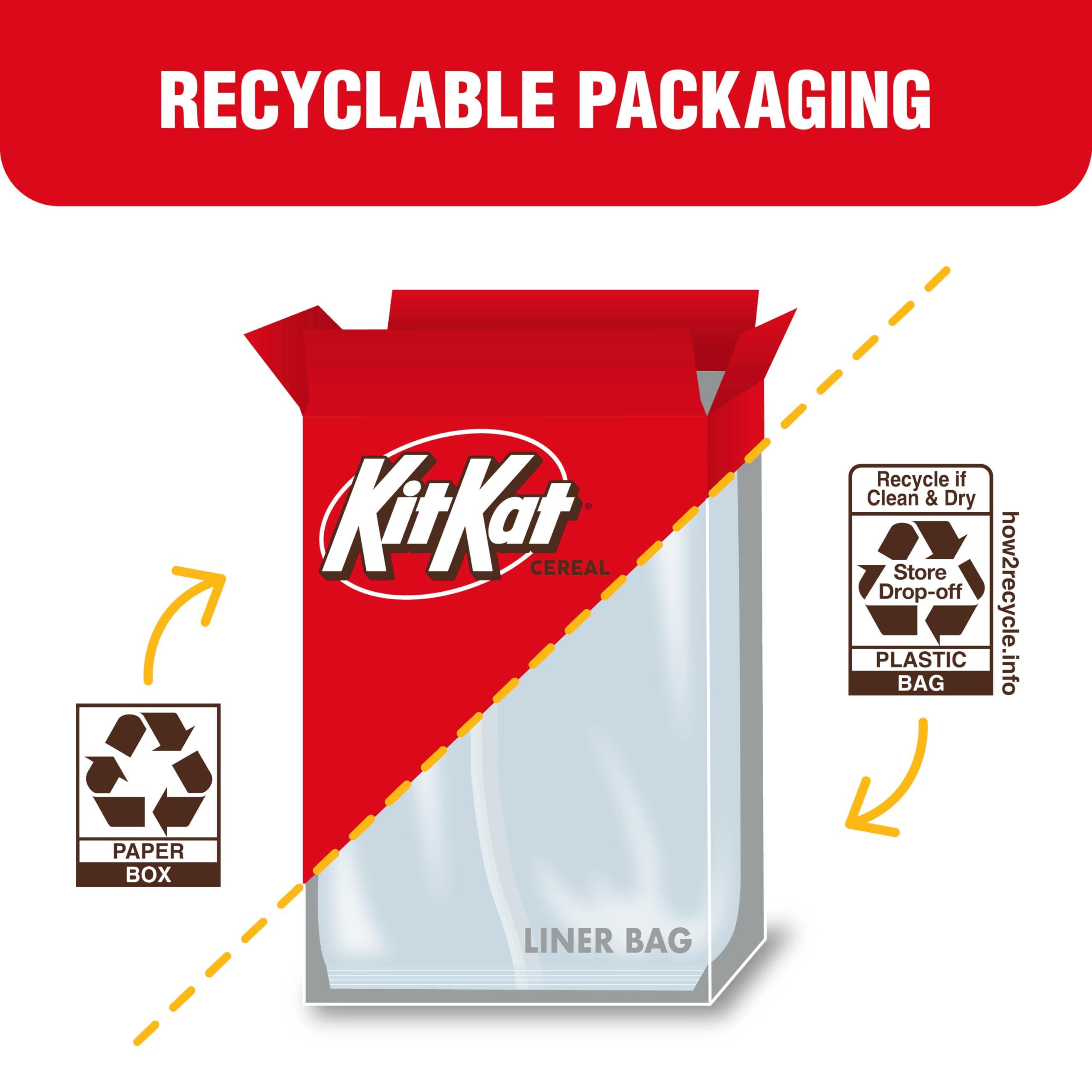 KIT KAT Chocolatey Cereal, Crispy Breakfast Cereal Made with Whole Grain, 11.5 oz - Image 11