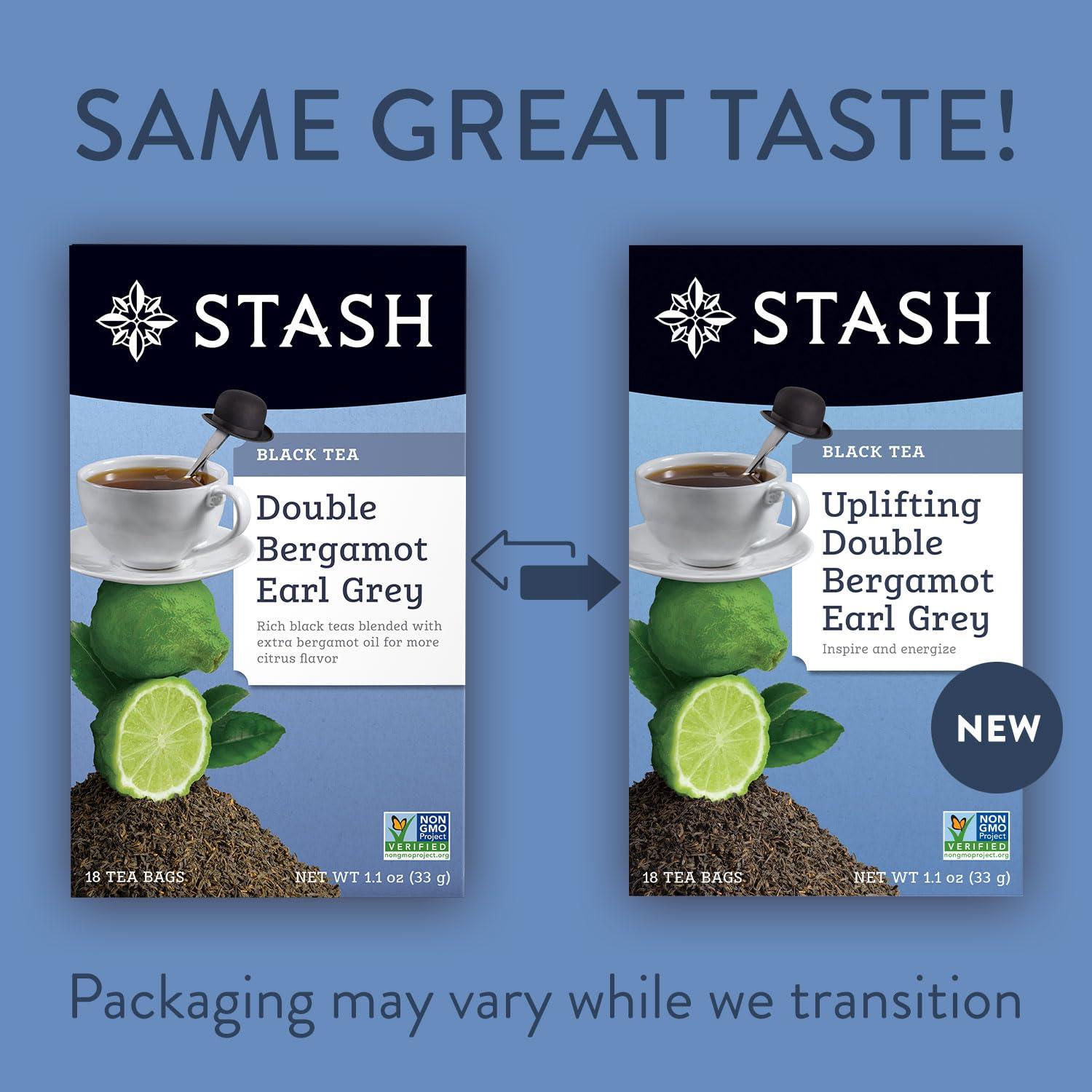 Stash Tea 6 Flavor The Earls Earl Grey Tea Assortment, 6 Boxes of 18 20 Tea Bags Each - Image 3