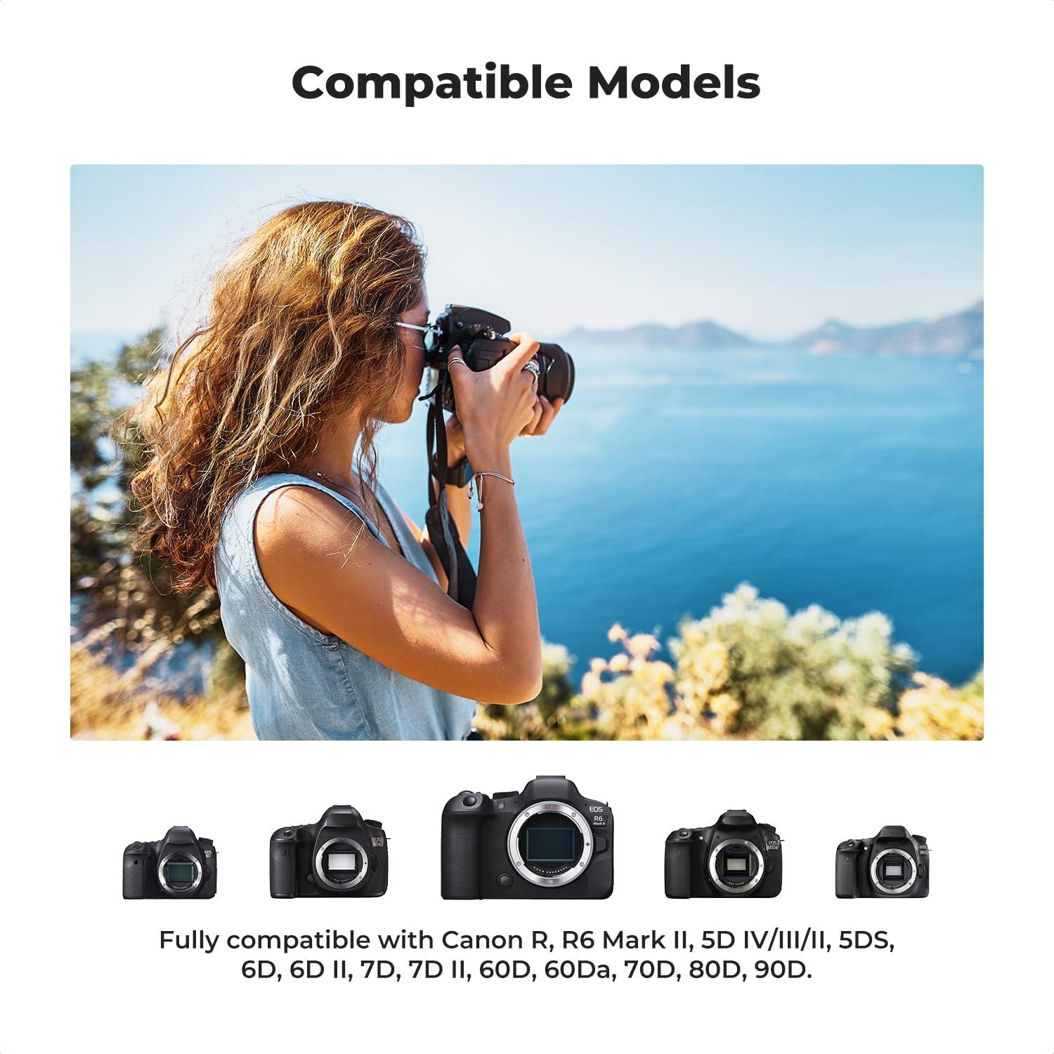 K&F Concept 3-Pack LP-E6NH Battery and Triple Slot Charger for Canon EOS R7, R6, R5, R, 6D Mark II, 5D Mark IV, 5D Mark III, 5DS, 5DS R, 5D Mark II, 80D, 90D, 6D, 7D, 7D Mark II, 2250mAh - Image 4