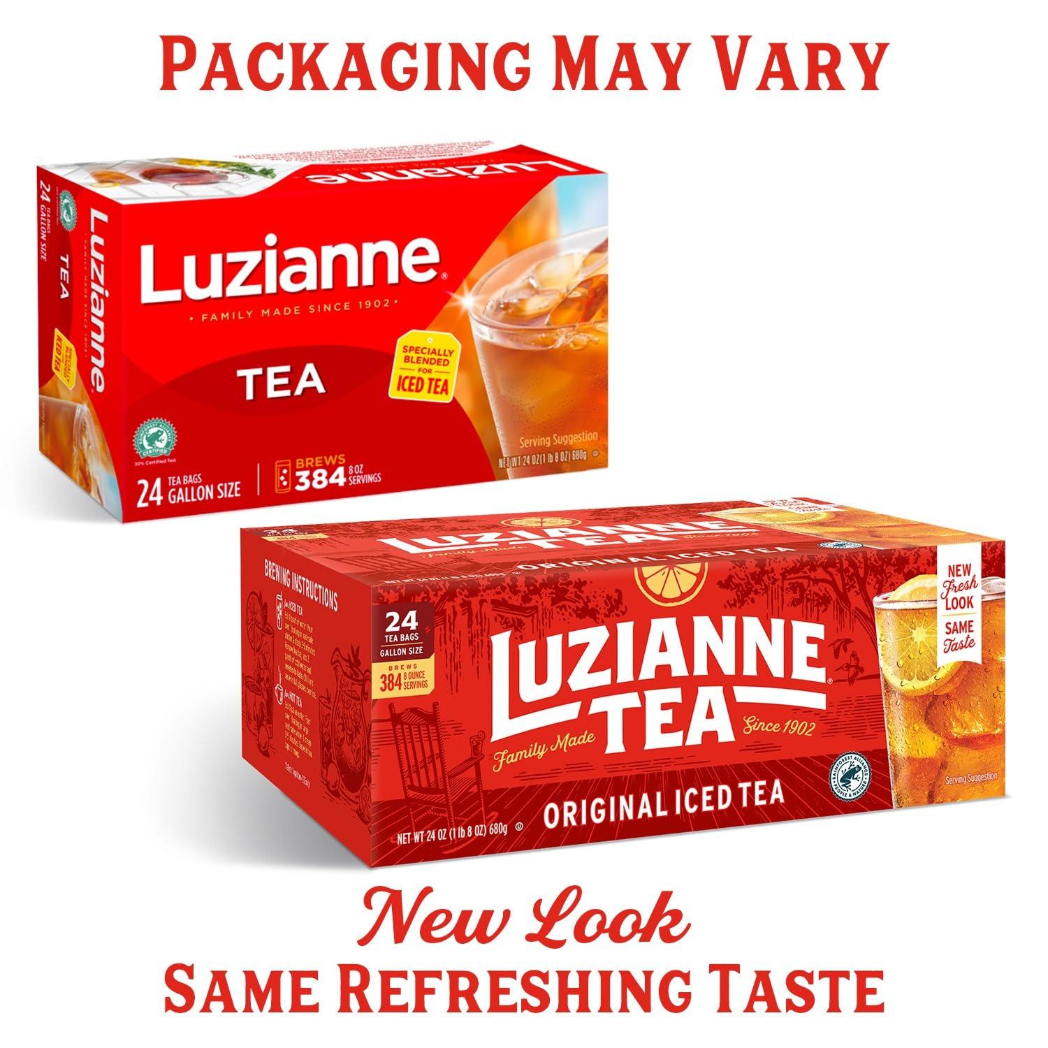 Luzianne Unsweetened Iced Tea Bags, Gallon Size, 24ct Box (Pack of 1) - Image 3