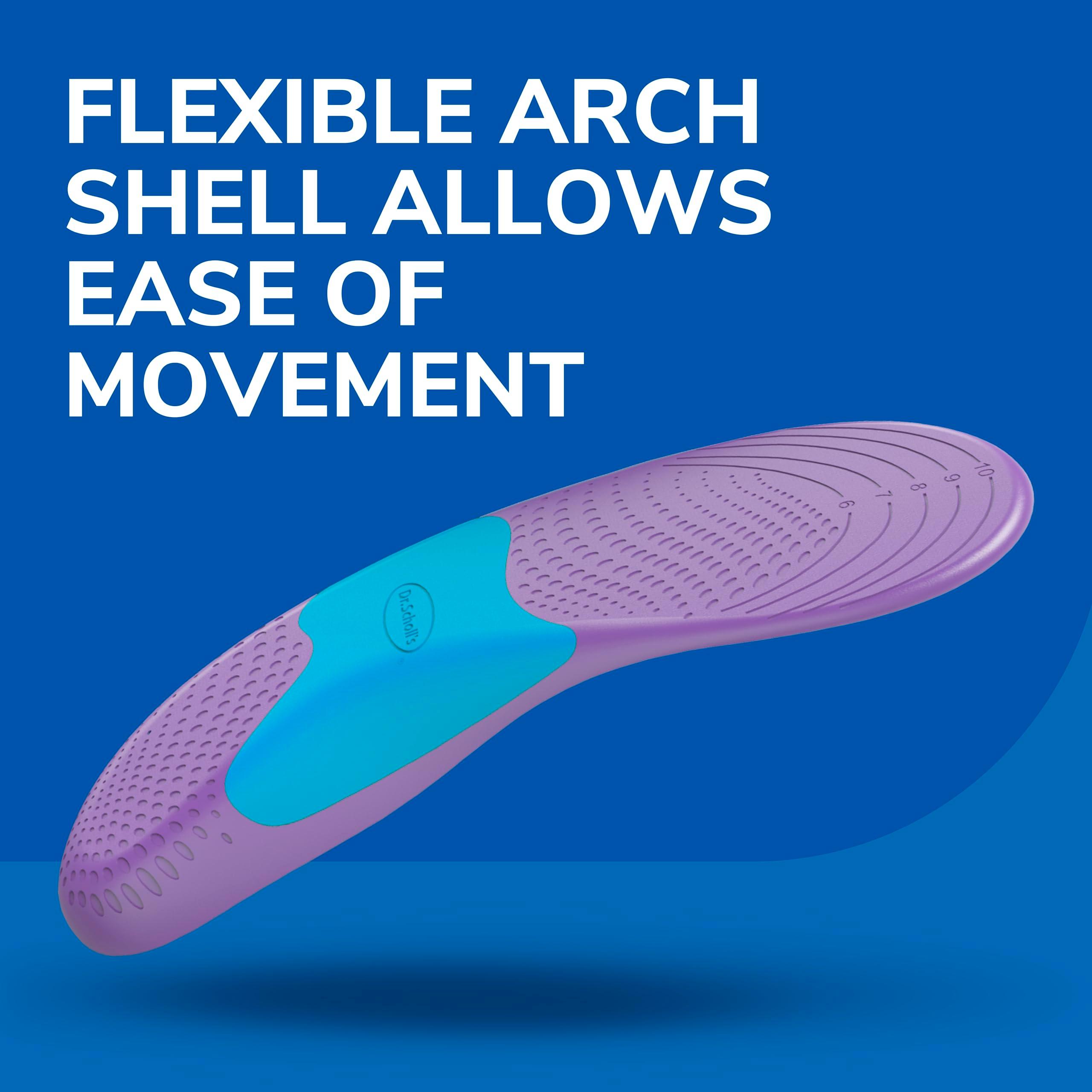 Dr. Scholl's Walk Longer Insoles - Comfortable Plush Foam Cushioning Inserts for Walking, Hiking, and Standing on Feet All-Day with Arch Support - Walk 50% Longer Without Muscle Fatigue - Image 3