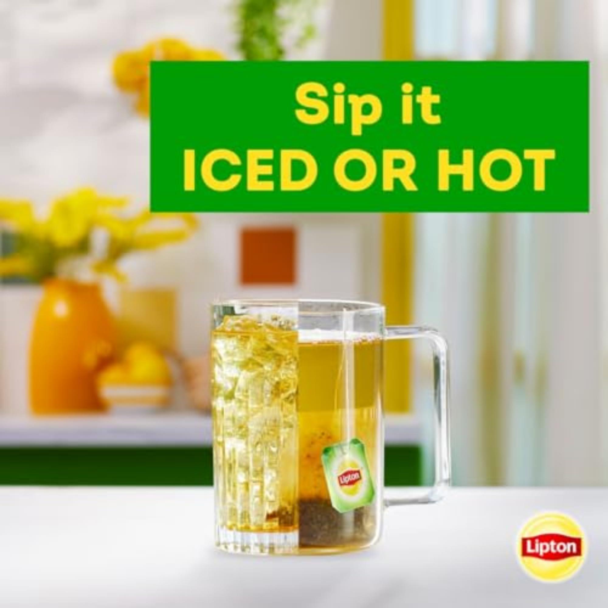 Lipton Peach Green Tea Bags, Flavored, Unsweetened Teabags for Hot Tea or Peach Iced Tea with Caffeine and Flavonoids, 120 Total Tea Bags (20ct - Pack of 6) - Image 8
