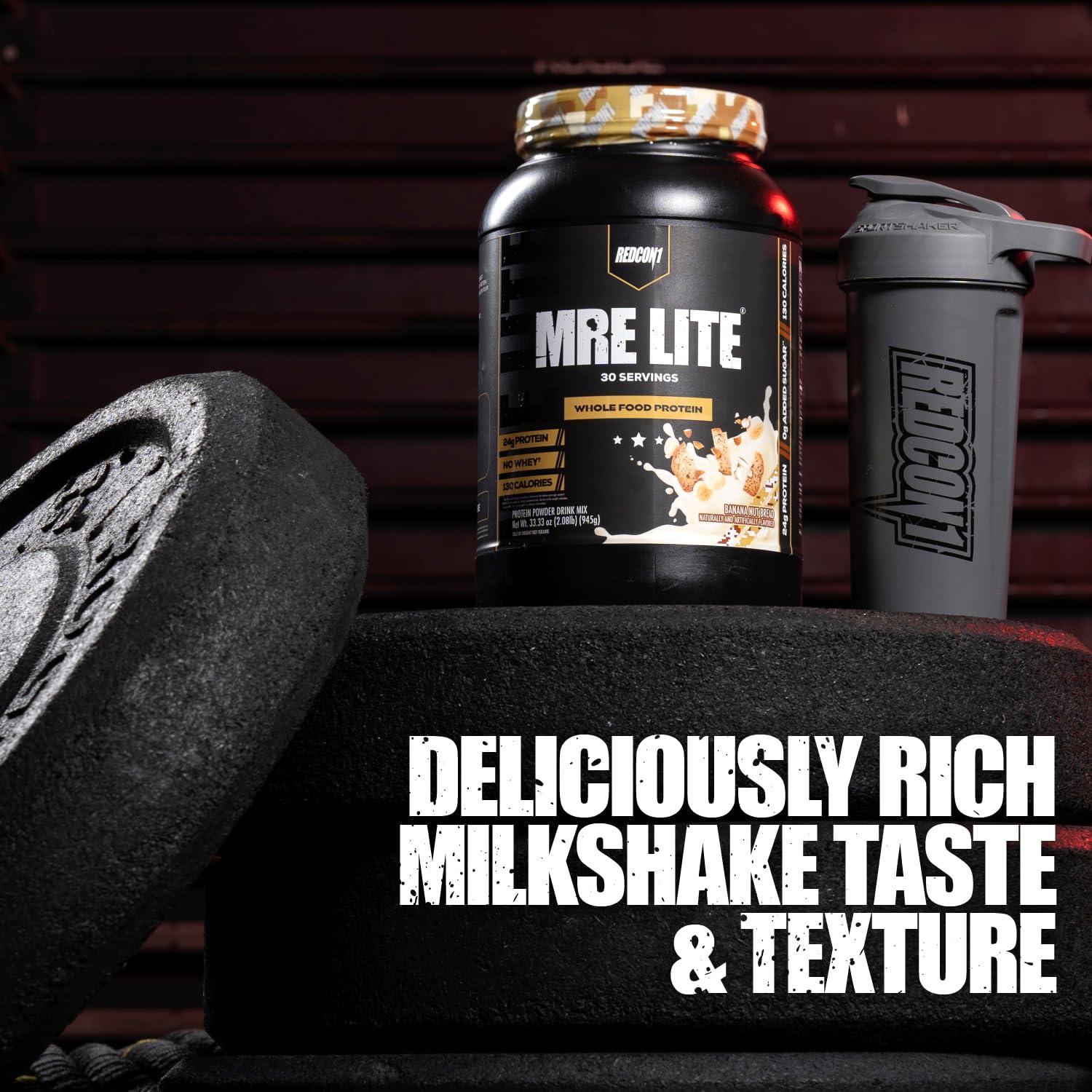 REDCON1 MRE Lite Whole Food Protein Powder, Fudge Brownie - Low Carb & Whey Free Meal Replacement with Animal Protein Blends - Easy to Digest Supplement Made with MCT Oils (30 Servings) - Image 7