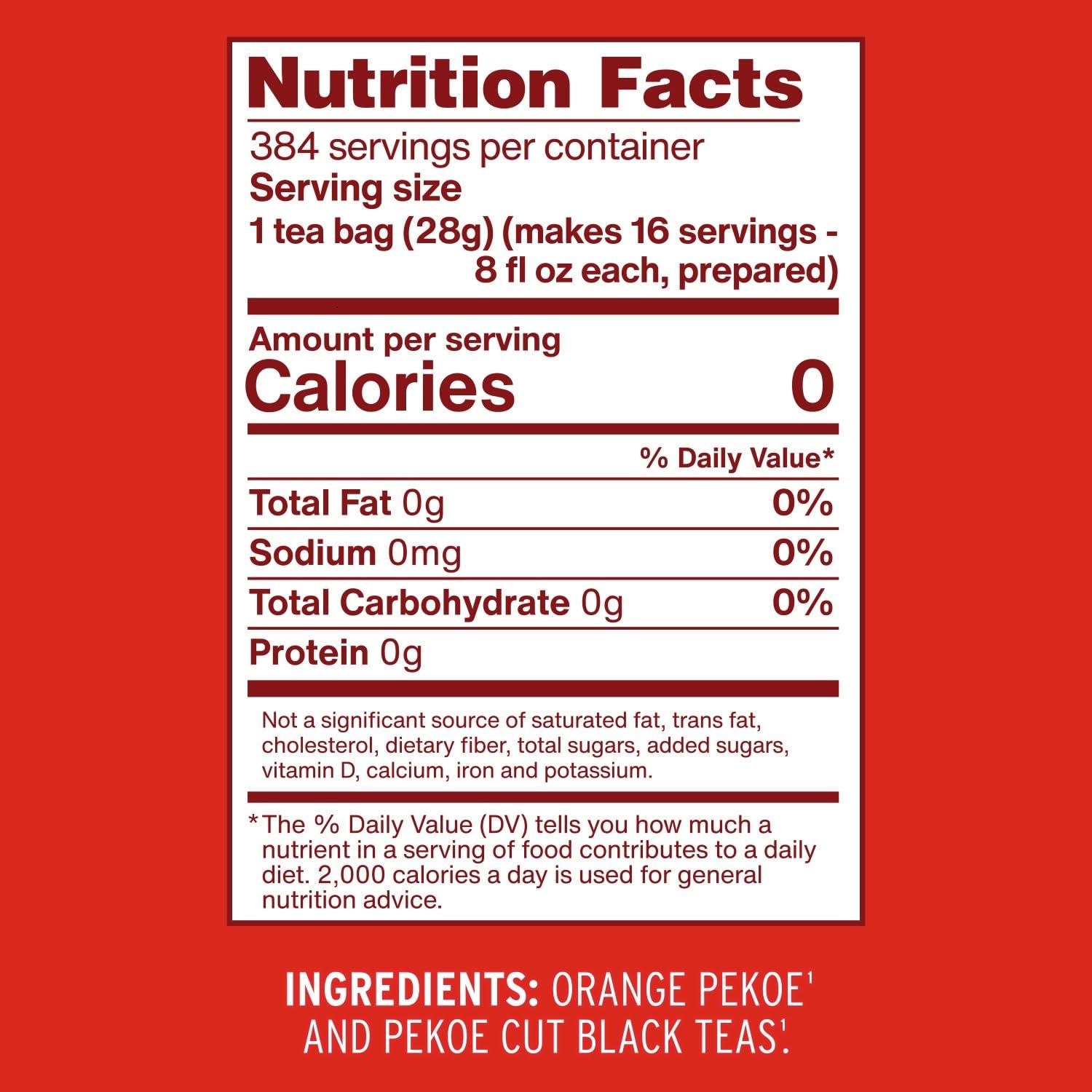 Luzianne Unsweetened Iced Tea Bags, Gallon Size, 24ct Box (Pack of 1) - Image 2
