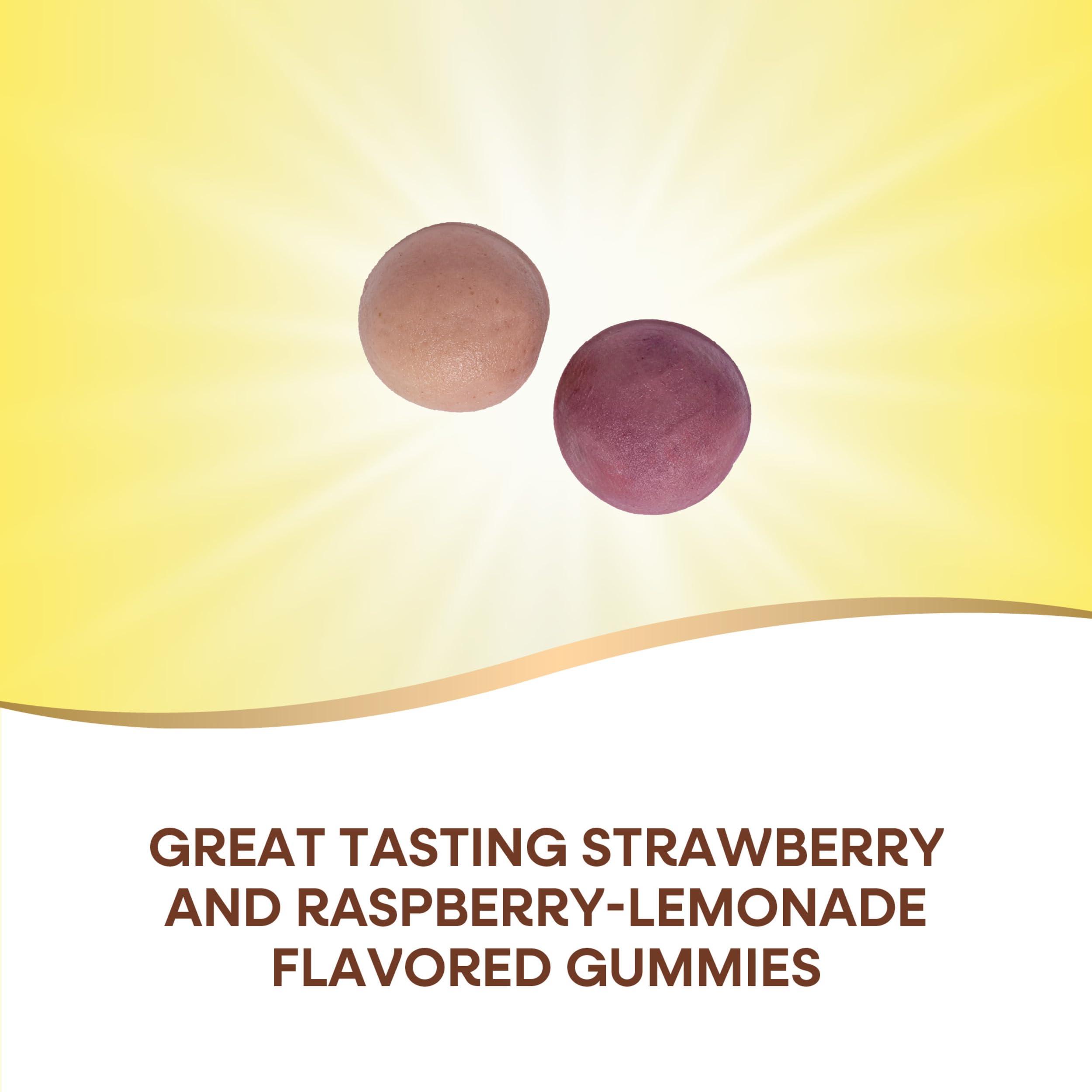 Nature's Way Alive! Daily Calcium & Vitamin D3 Gummies, Bone Support*, Immune Support*, Strawberry and Raspberry- Lemonade Flavored, 60 Gummies - Image 2