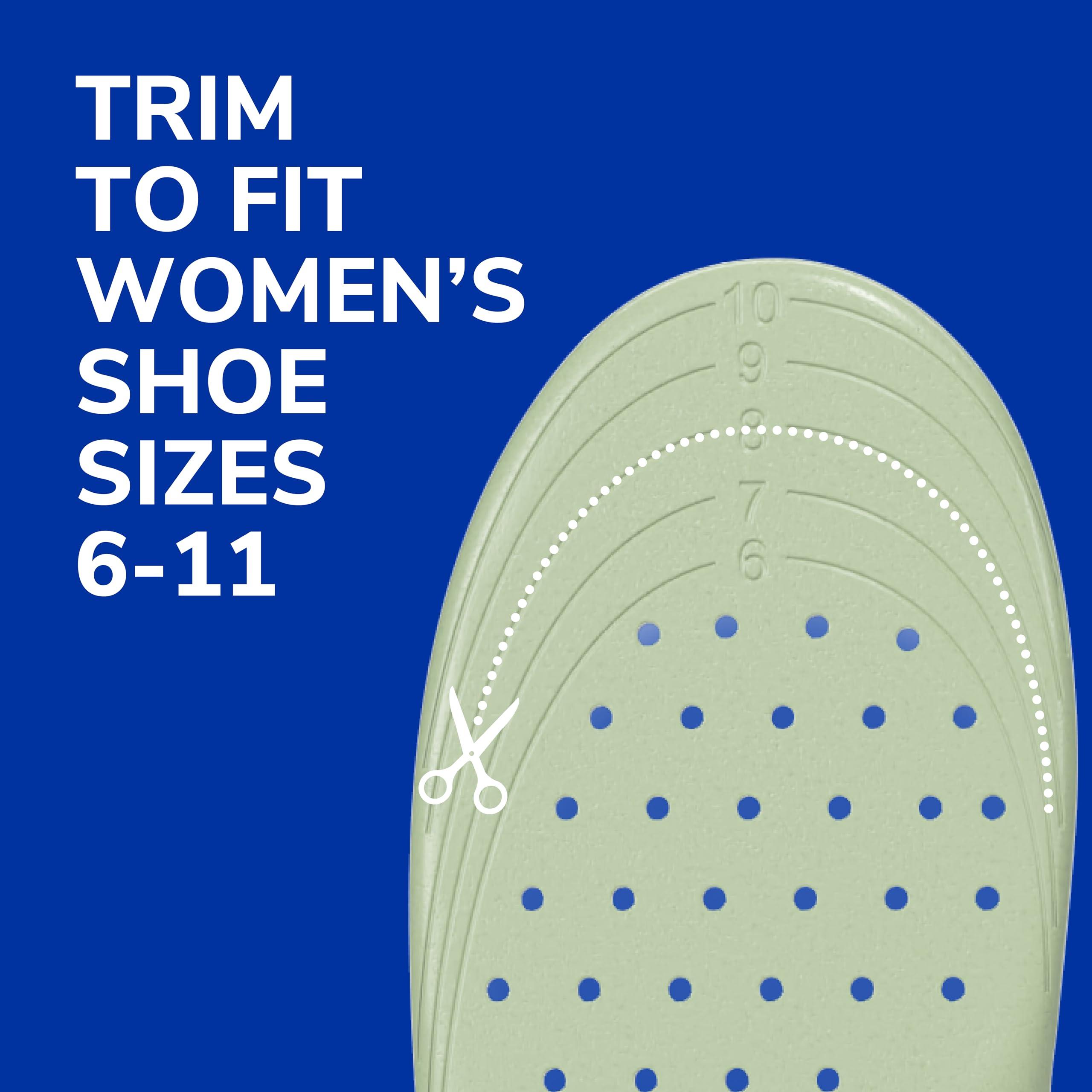 Dr. Scholl's Extra Support Shoe Insoles for Women, Size 6-11, 1 Pair: Designed for Plus-Size and Tall Women, Arch Inserts - Helps Reduce Lower Back Pain and Foot & Leg Fatigue - Image 7