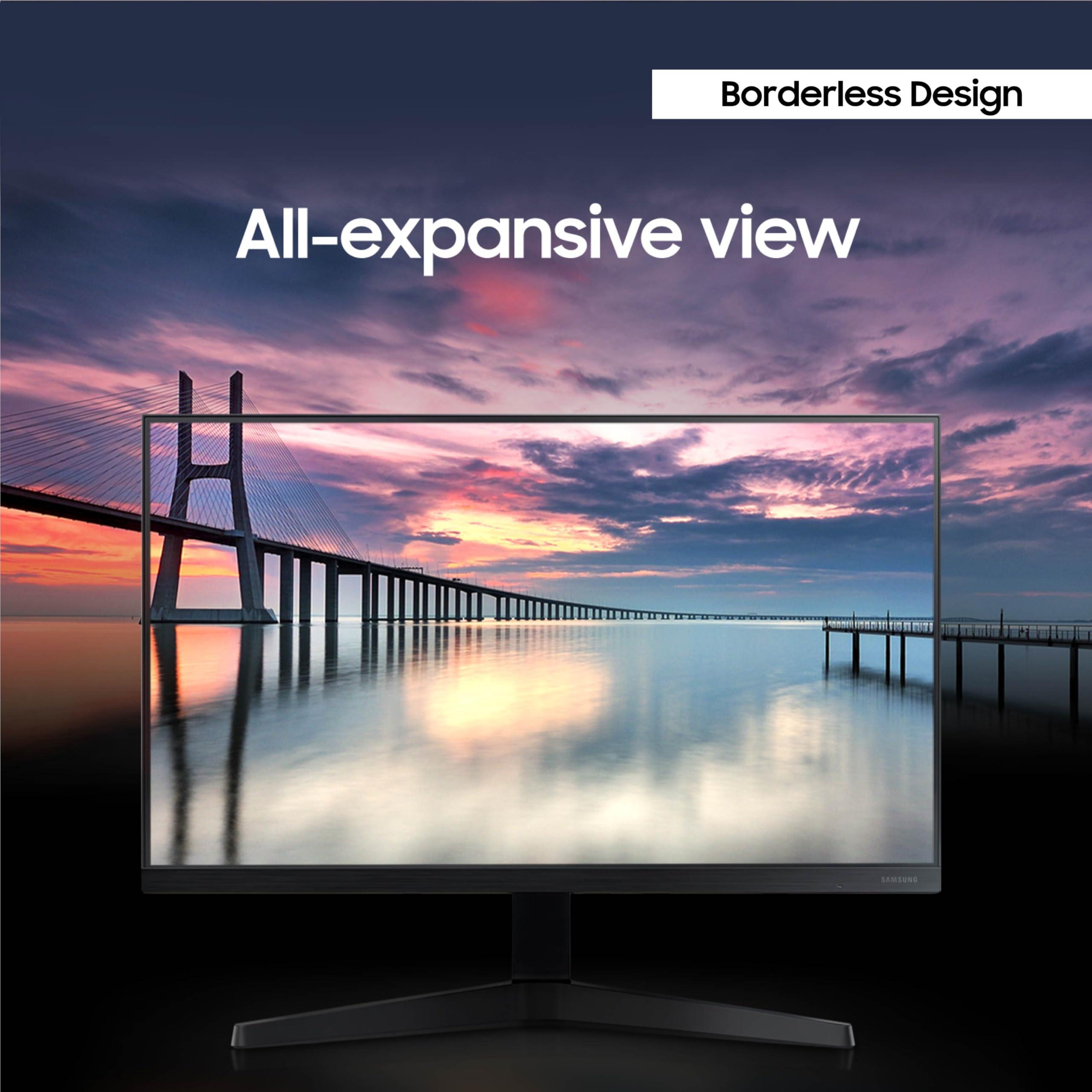 Samsung 27' T35F Series FHD 1080p Computer Monitor, 75Hz, IPS Panel, HDMI, VGA (D-Sub), AMD FreeSync, Wall Mountable, Game Mode, 3-Sided Border-Less, Eye Care, LF27T350FHNXZA - Image 5