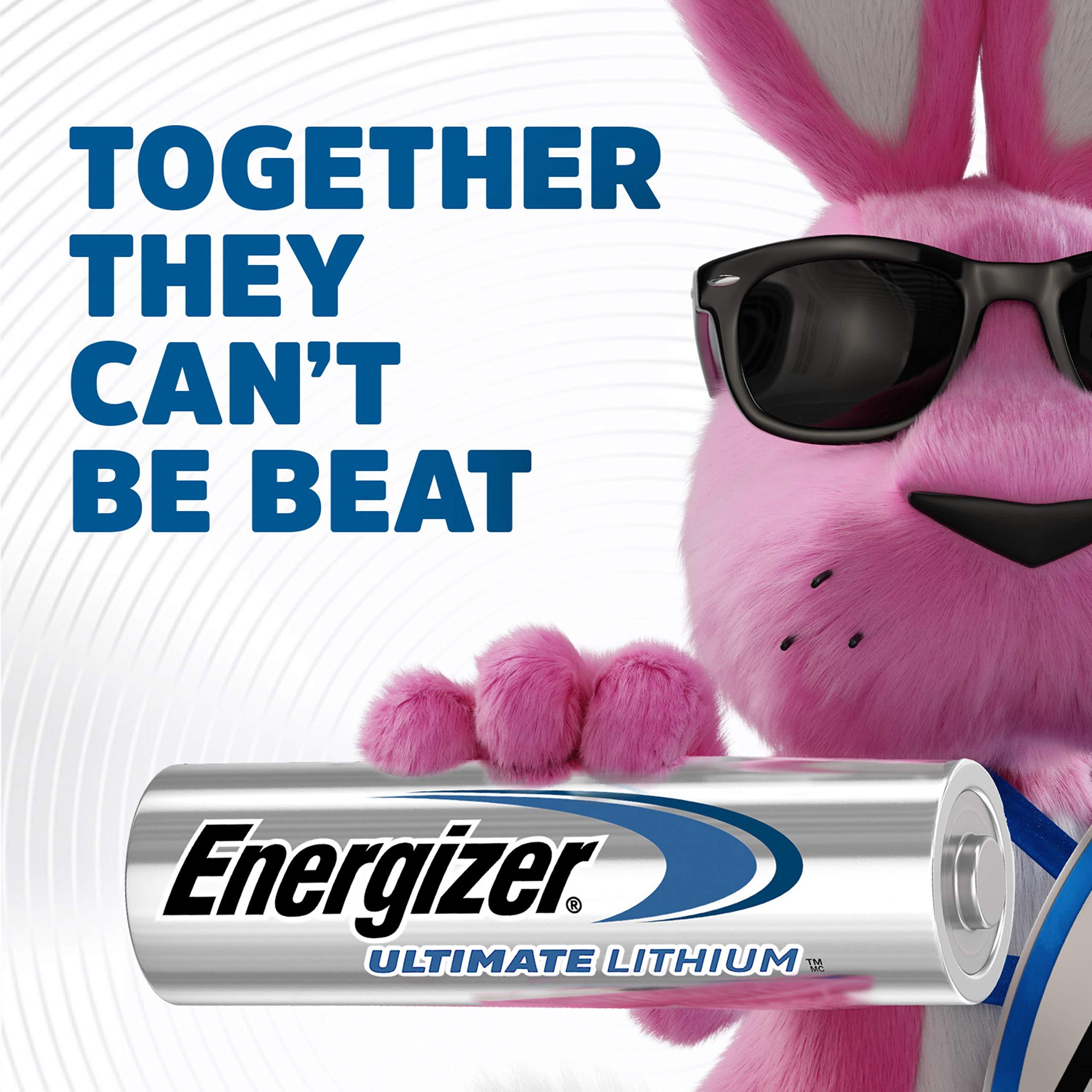 Energizer Ultimate Lithium AA Batteries Pack, 1.5V AA Batteries, 24 Count - Image 9