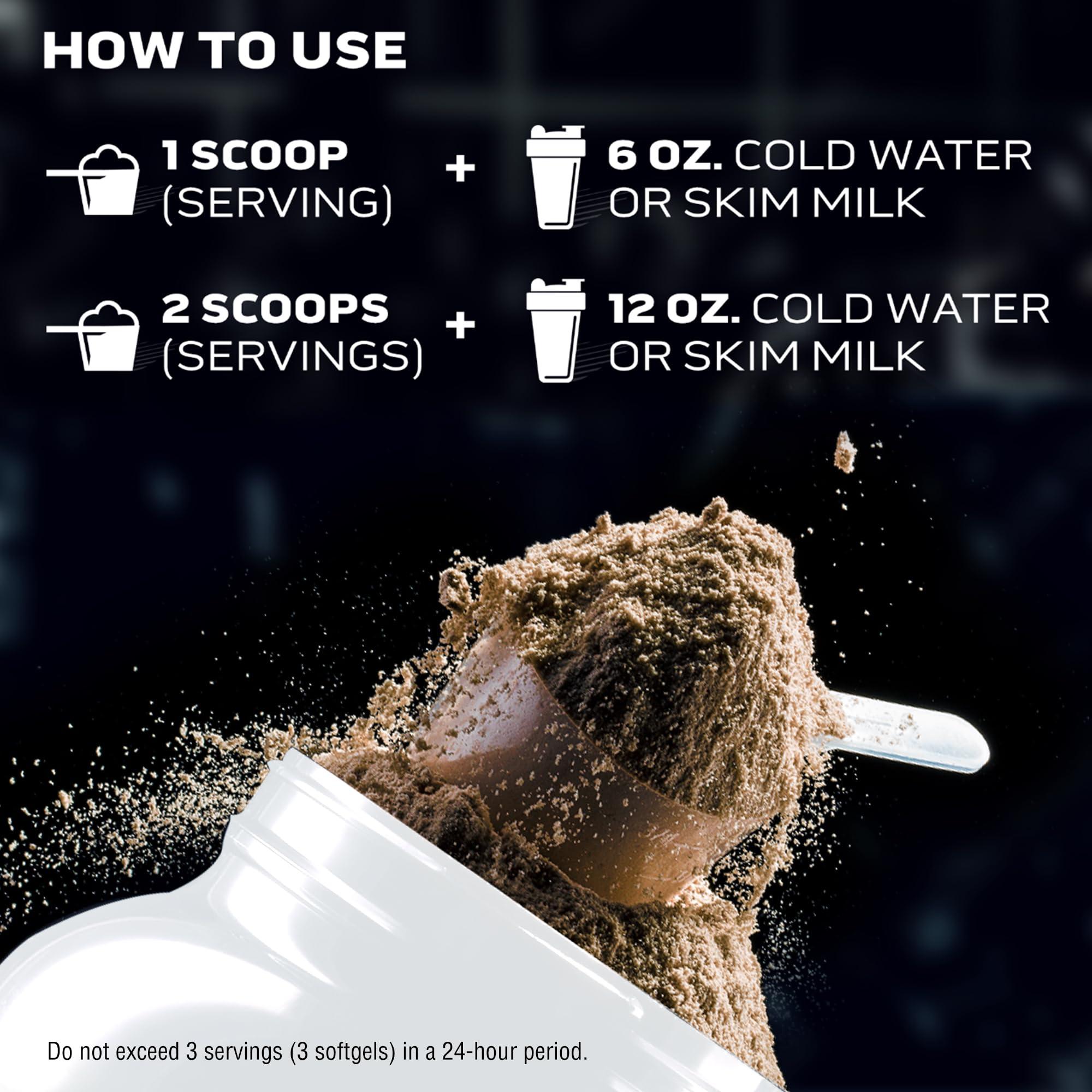Muscletech Grass-Fed Whey Protein Powder (Triple Chocolate, 1.8LB) - Whey Protein Smoothie & Milk Shake Mix Supports Muscle Gain & Recovery - 20g of Whey Protein for Women & Men - Non-GMO, Gluten-Free - Image 4