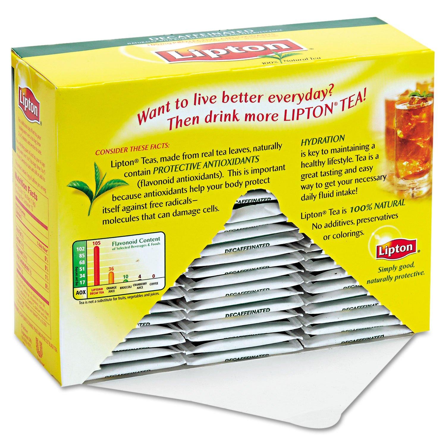 Lipton Hot Tea Black Decaffeinated 72 count - Image 3