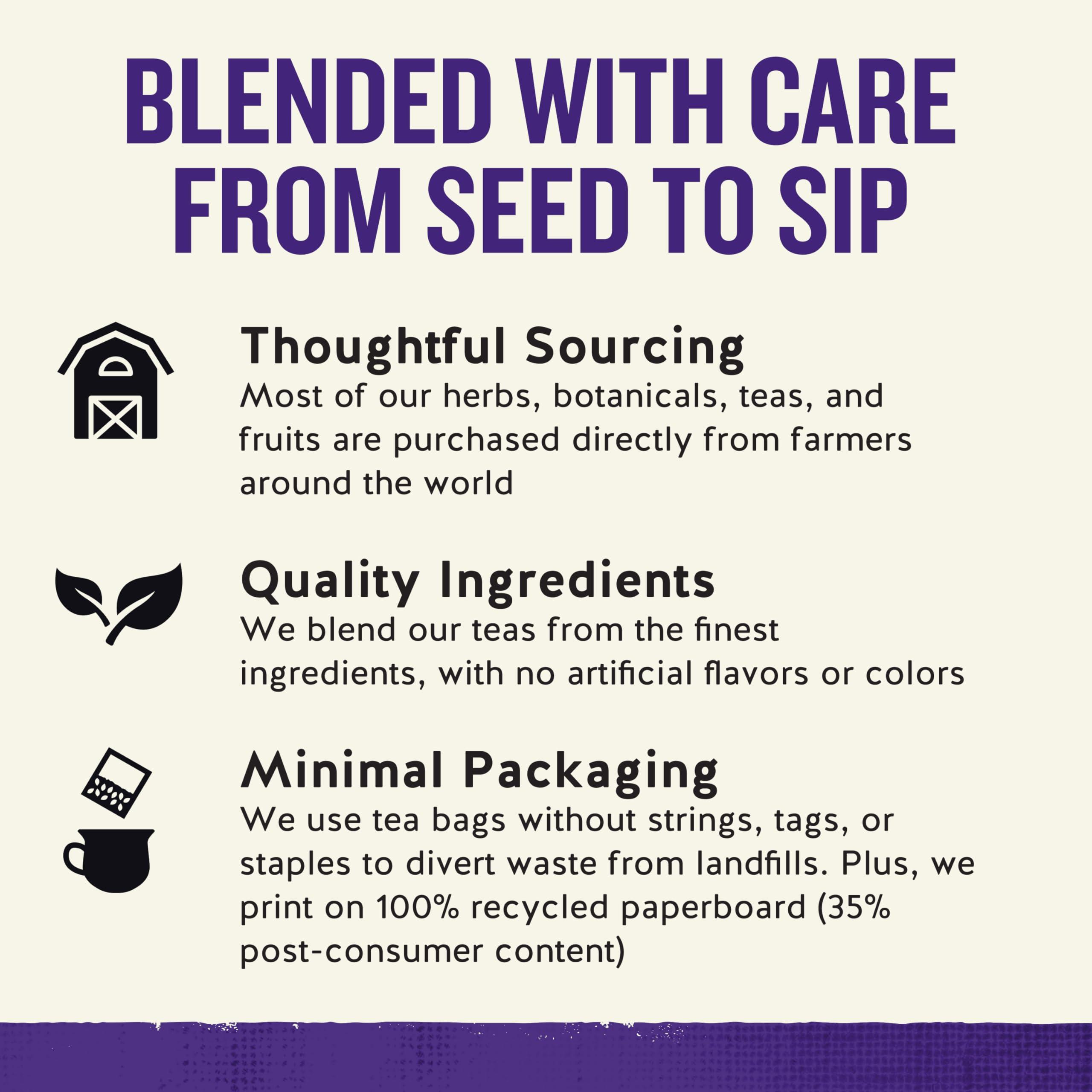 Celestial Seasonings Sleepytime Wellness Tea Plus Melatonin, Caffeine Free, 18 Tea Bags Box - Image 4