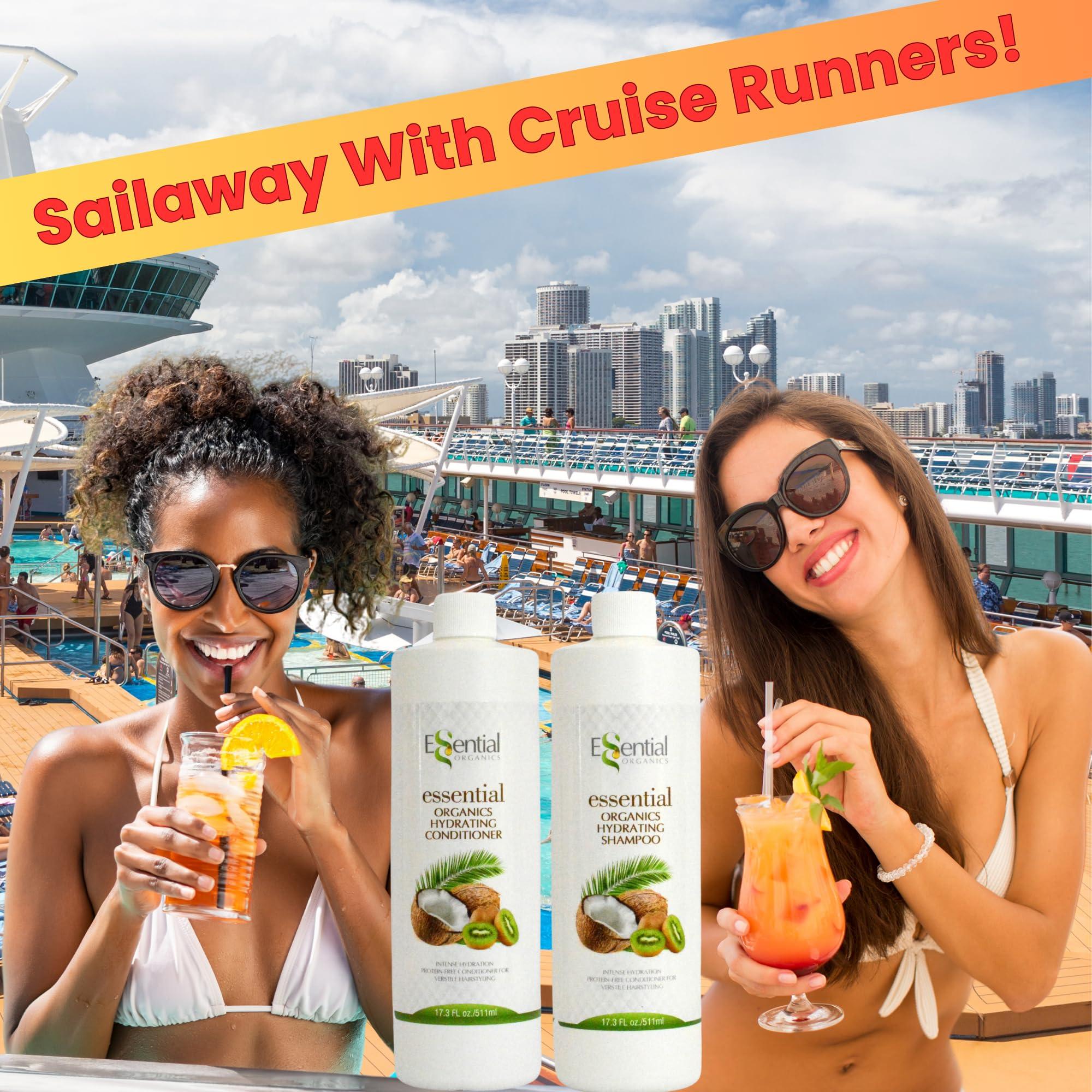 Fake Shampoo & Conditioner By CRUISE RUNNERS Hidden Liquor Alcohol Flasks For Booze Cruise Enjoy Rum Runners 4 Bottles - Image 2