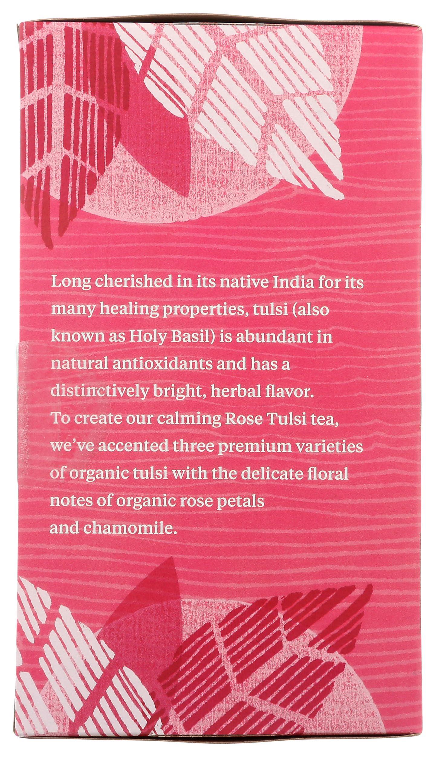 Allegro Tea, Organic Rose Tulsi Tea Bags, 20 ct - Image 3