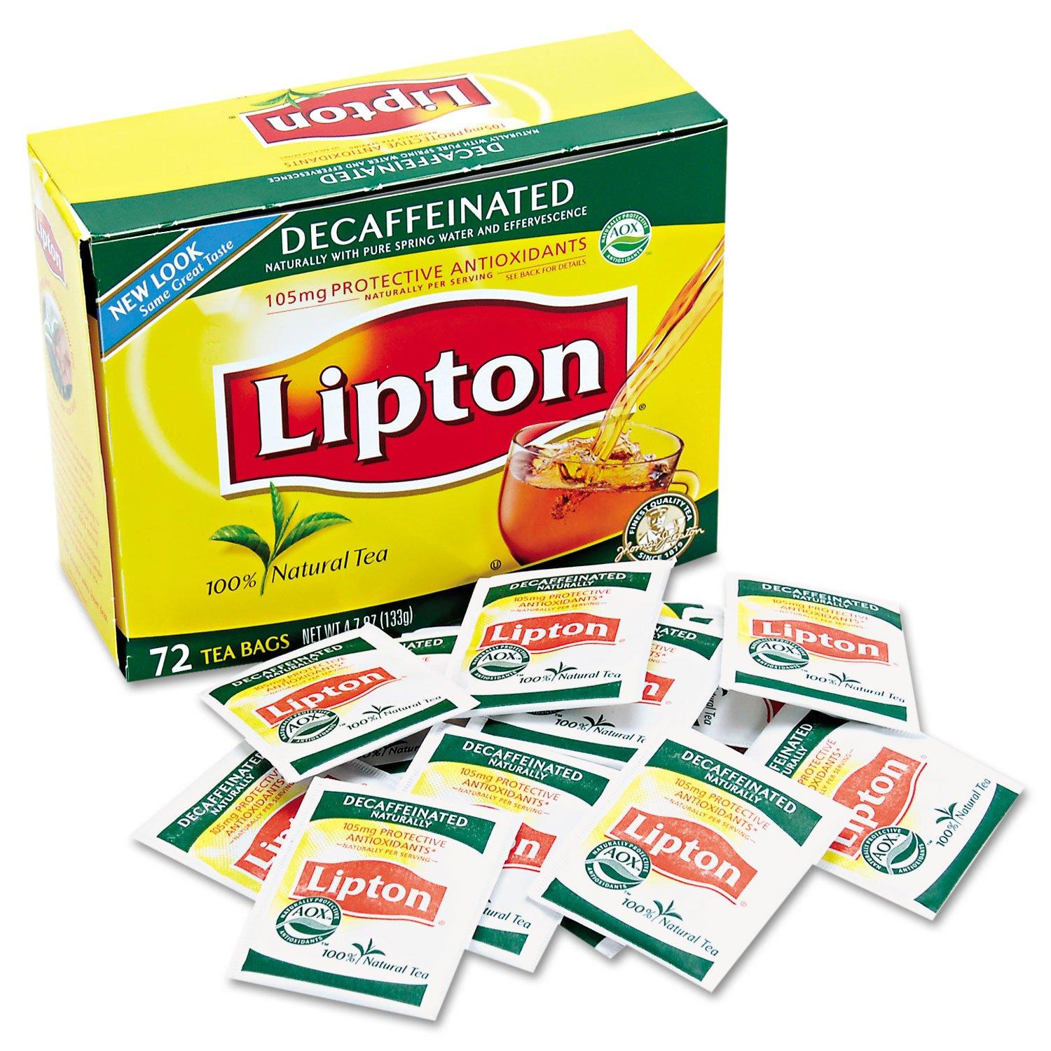 Lipton Hot Tea Black Decaffeinated 72 count - Image 2