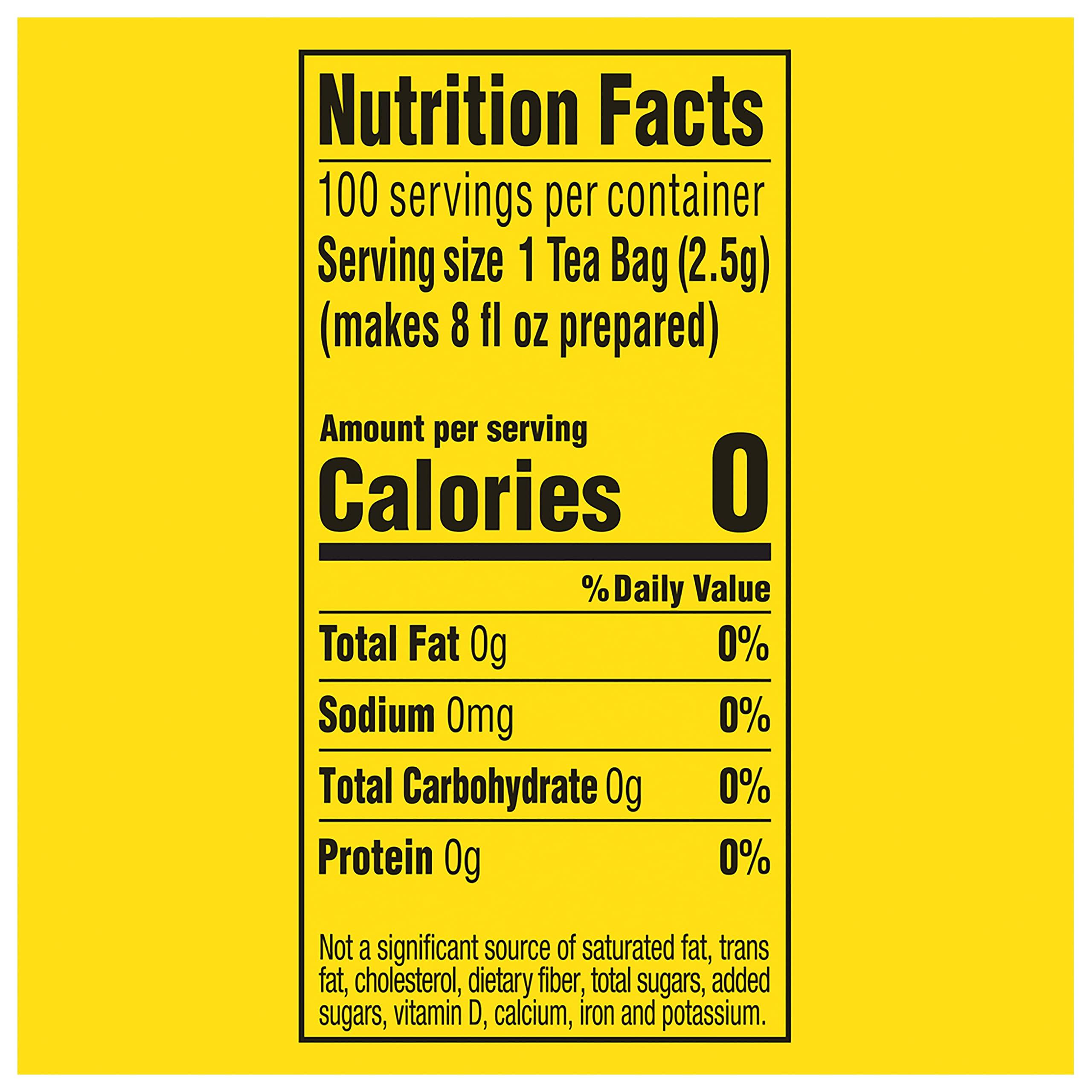 Lipton Black Tea Bags, Hot or Iced tea bags, 100 Total Count - Image 2