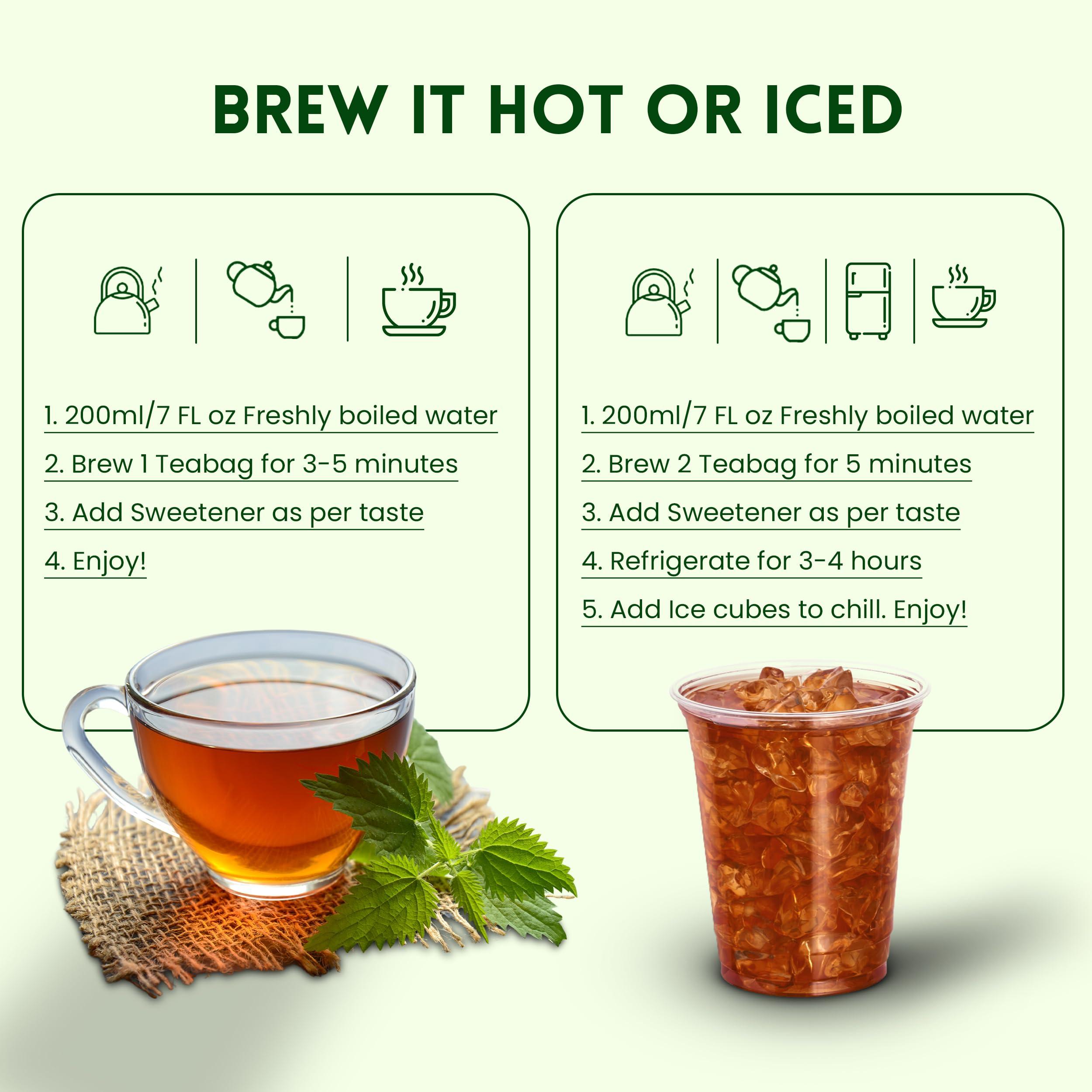 Attaya Ashwagandha Tea Bags - Ashwangandha + Turmeric Delight Tea -100 Tea Bags -100% Herbal blend of Ashwagandha, Turmeric, Cinnamon, and Green Tea, 7.05 oz (200g) - Image 4