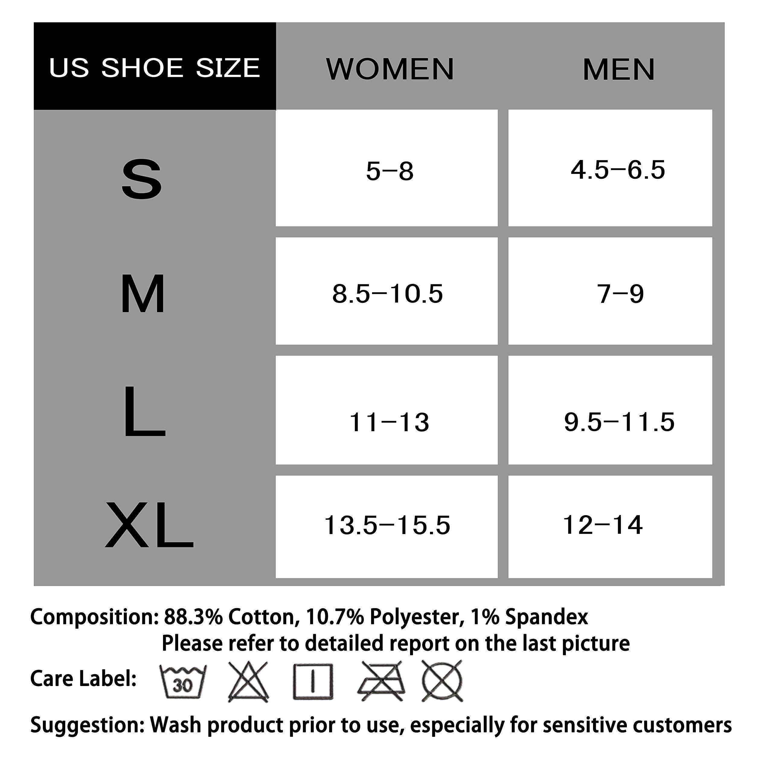 CS CELERSPORT 6 Pairs Ankle Athletic Running Socks Low Cut Sports Tab Socks for Men and Women - Image 2
