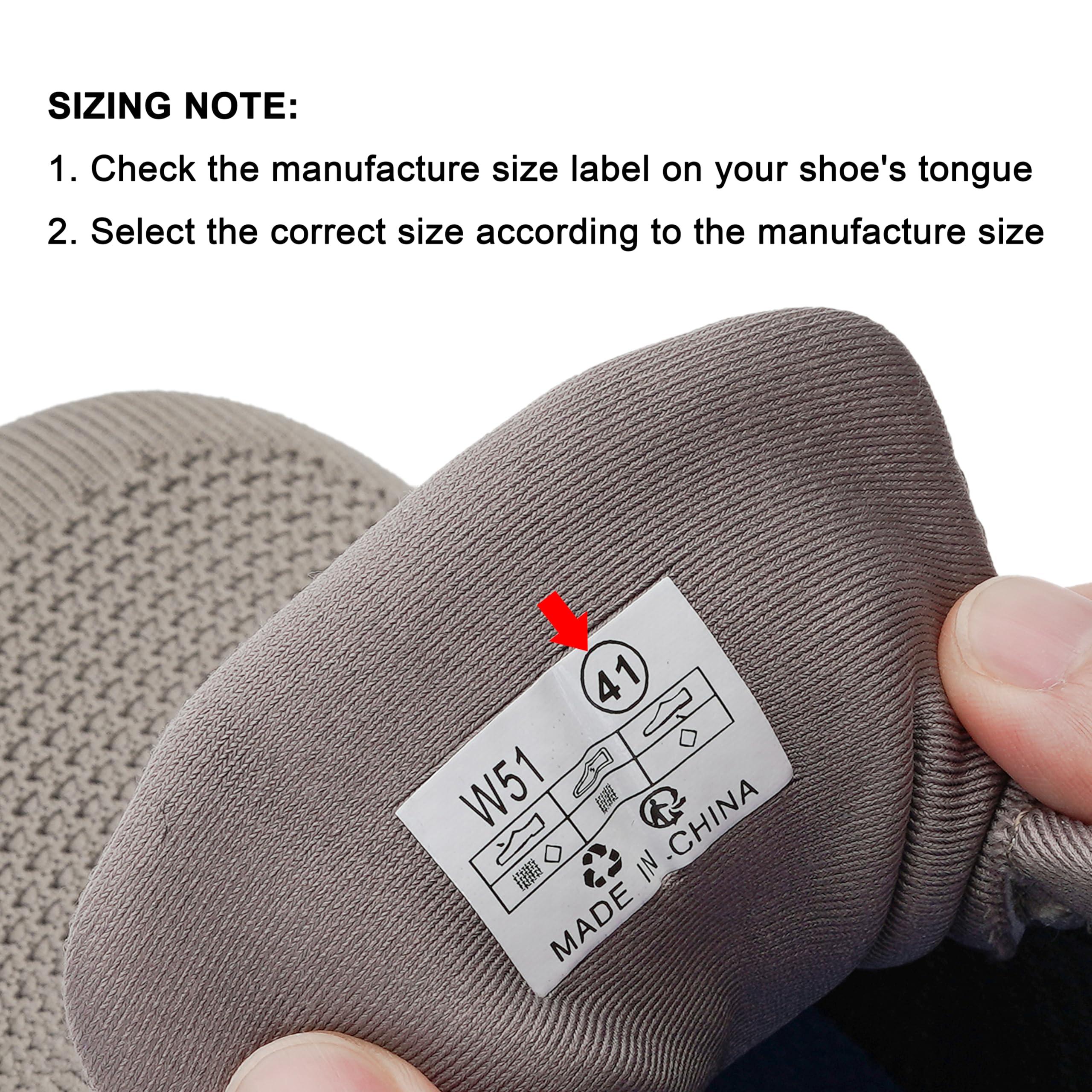 2 Pairs/Set Replacement Insole for WHITIN Barefoot Shoes Size 43 - Image 2