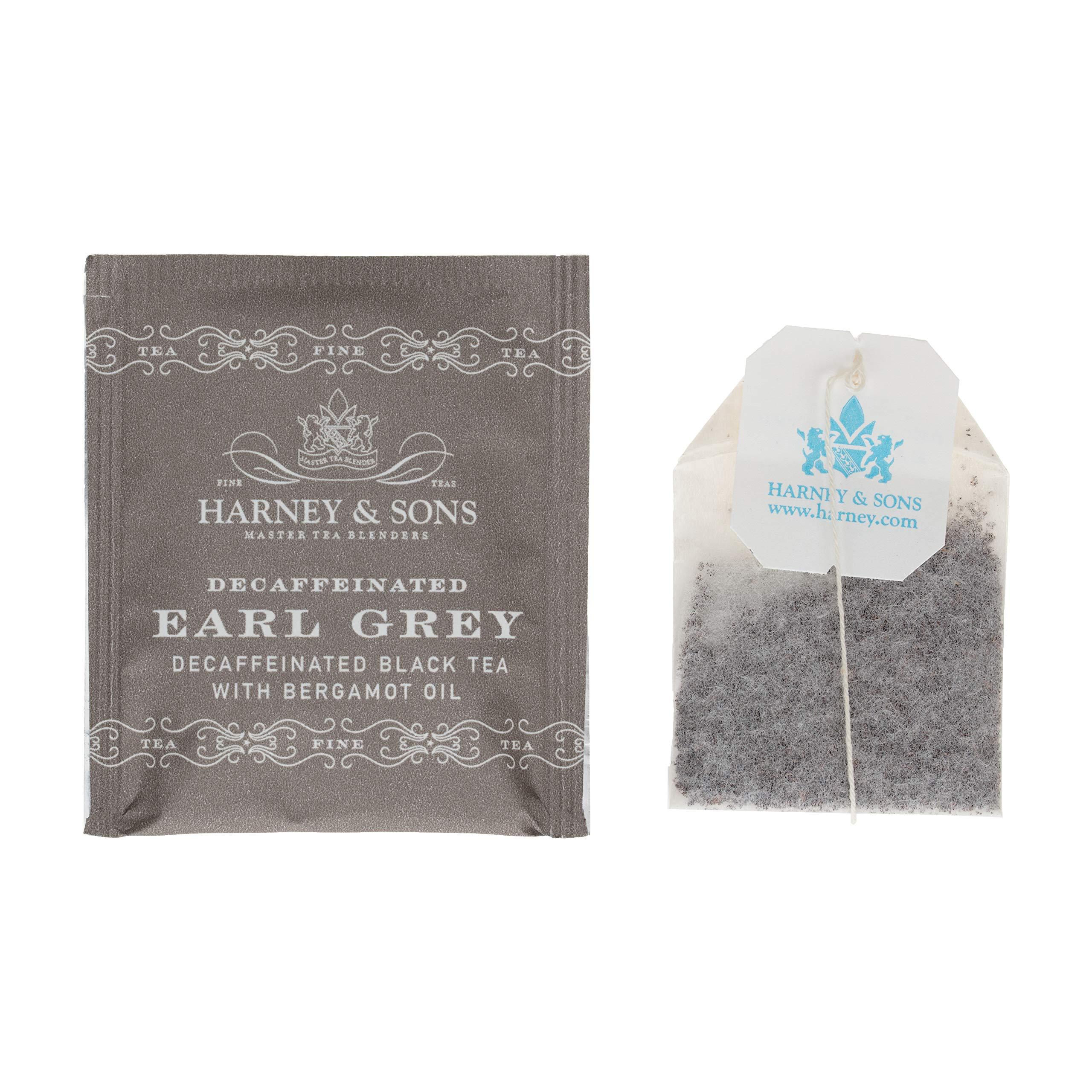Harney & Sons Decaffeinated Earl Grey Tea bags, Black Tea with Bergamot, 50 Count - Image 2