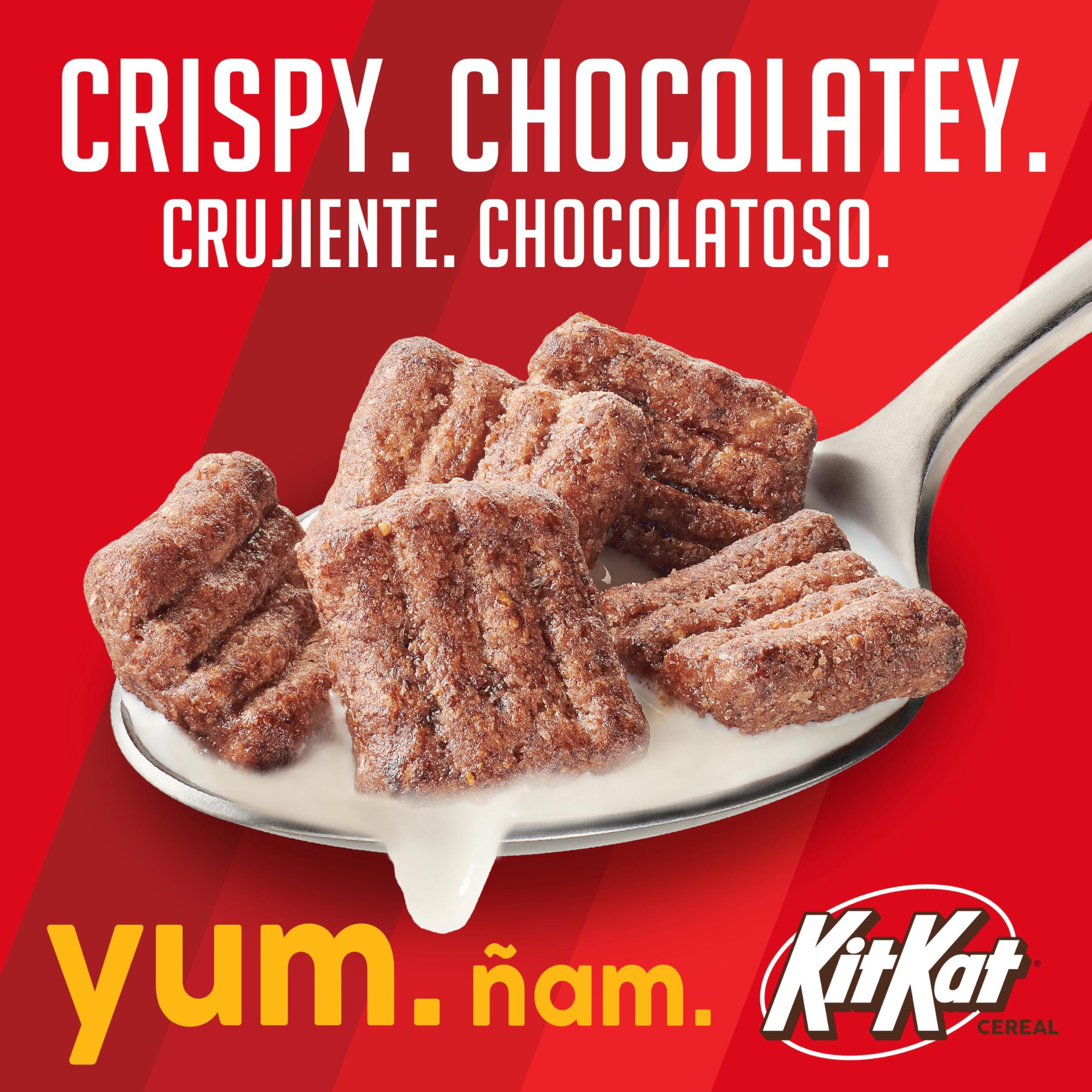 KIT KAT Chocolatey Cereal, Crispy Breakfast Cereal Made with Whole Grain, 11.5 oz - Image 8